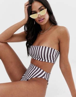 Missguided Bandeau Bikini Set Asos