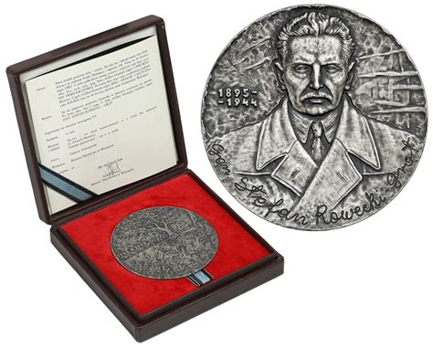 Medal SREBRO Gen Stefan Rowecki Aukcja Internetowa Licytacja