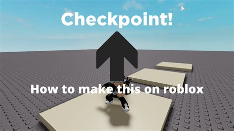 How To Make A Checkpoint Gui In Roblox Youtube