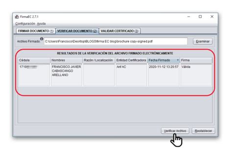 Cómo validar un documento con FirmaEC EcuaFirma