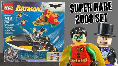 Rare Lego Batman Robins Scuba Jet Attack Set 7885 Review Youtube