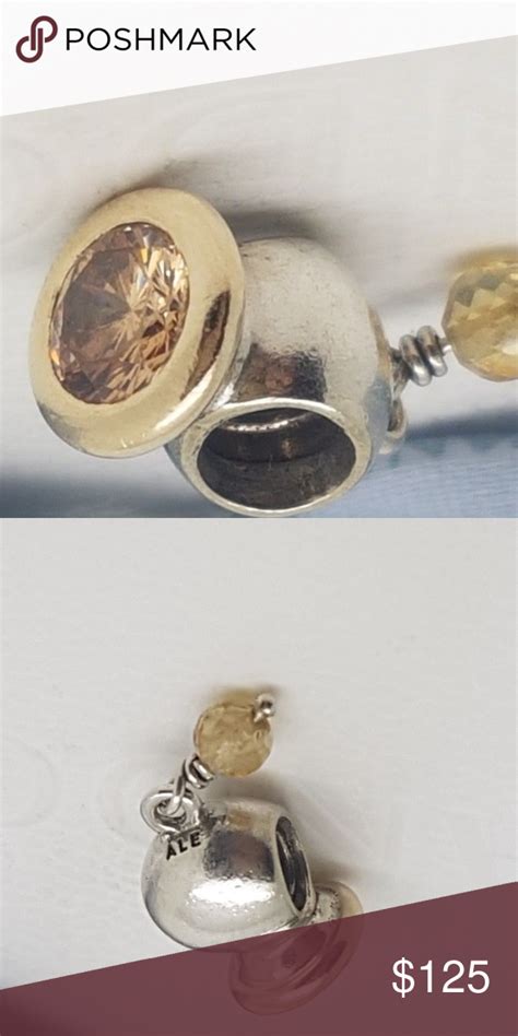 Pandora Retired Buttercup Charm W14kt Gold 14kt Gold Pandora