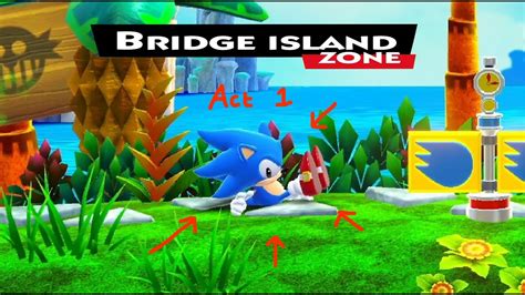 Sonic Superstars Bridge Island Zone Act In As Sonic Youtube