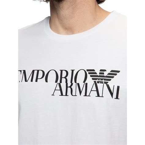 エンポリオアルマーニ メンズ Tシャツ Emporio Armani フロントロゴ クルーネック 半袖 Tシャツ Ea2118182r476