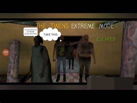 The Twins Extreme Mode With Grandpa And Granny Door Escape