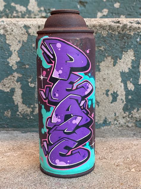 Custom Graffiti Style Spray Paint Cans - Etsy