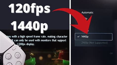 How To Unlock Ps5 1440p 120hz Support The Update Everyone Wanted