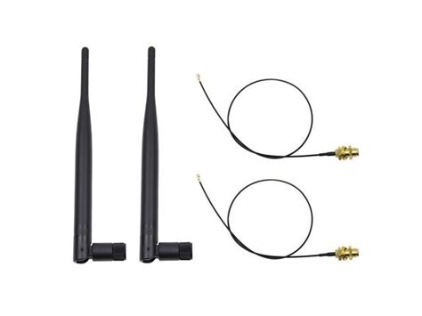 Highfine 2 X 6dbi 24ghz 5ghz Dual Band Wifi Rp Sma Antenna 2 X 35cm