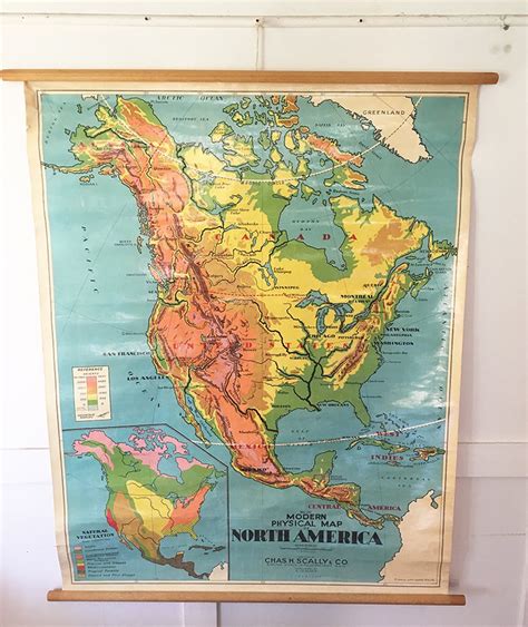 Vintage America Map Vintage Map Wall Art Wall Decor Housewarming Gift Vintage Map Poster Gift ...