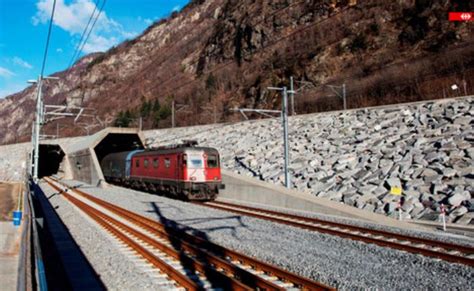 Gottardo Nella Galleria Di Base Tornano A Circolare 90 Treni Merci