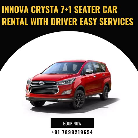 Innova Crista Airport Taxi Rental Bangalore With Driver