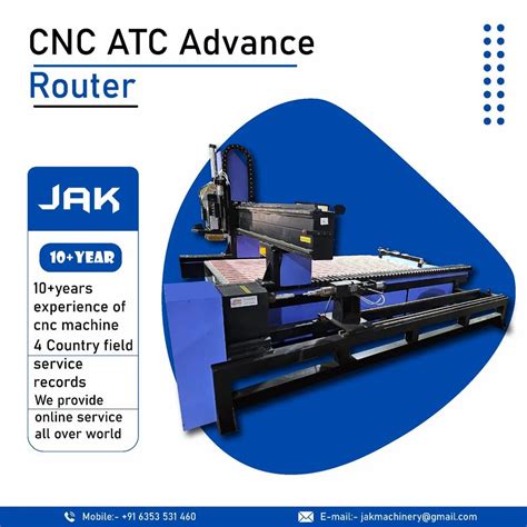 Advanced CNC Router ATC Model AR ATC V SV 4 5 KW At Rs 1700000 In