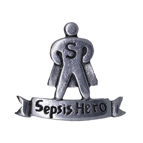 Sepsis Hero Design Lapel Pin - Lapel Pin Planet – lapelpinplanet