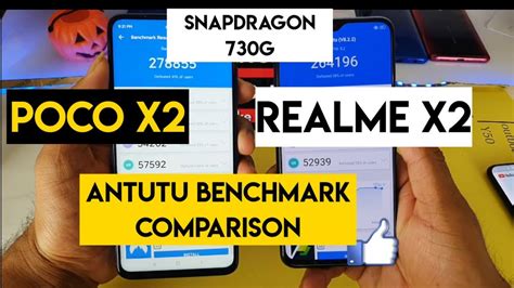 Poco X2 Vs Realme X2 Antutu Benchmark Comparison YouTube