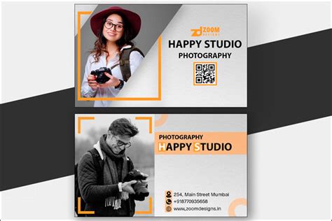 Photo Studio Visiting Card Background