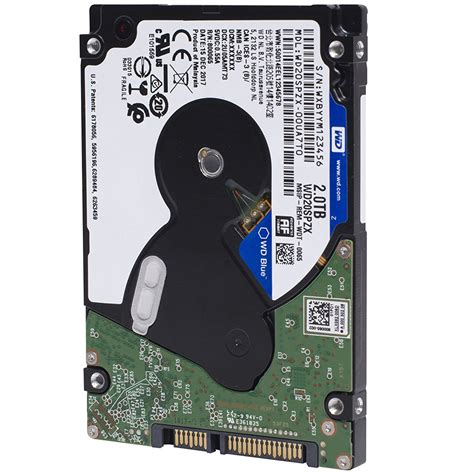 Ổ cứng HDD Laptop 2TB Western Digital WD Blue (128MB Cache - 5400rpm ...