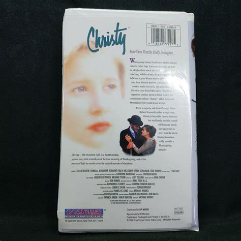 Christy The Sweetest Gift VHS Tyne Daly Kellie Martin 18713772275