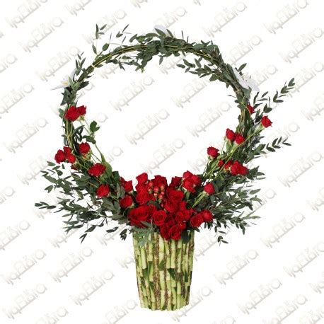 Lovely Bamboo flower arrangement