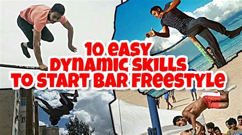 10 EASY Dynamic Skills To Start Bar Freestyle STREET WORKOUT YouTube