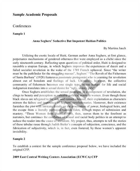 8+ Academic Proposal Templates - Word, PDF