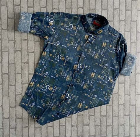 70gsm Men Printed Cotton Shirt Casual Full Sleeves At Rs 1500 Piece