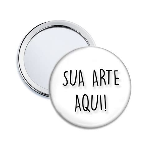 Button Espelho Personalizado 10 Unids Shopee Brasil