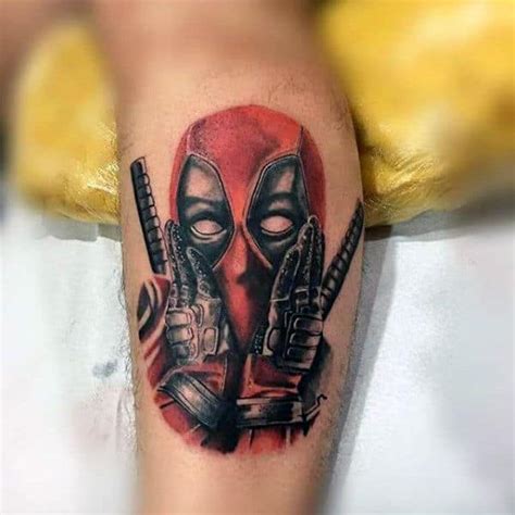 70 Deadpool Tattoo Designs For Men - Superhero Ink Ideas