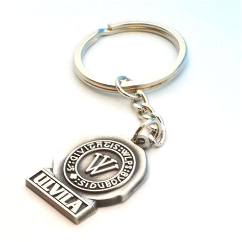 Metal Engraved Personalised Keyring