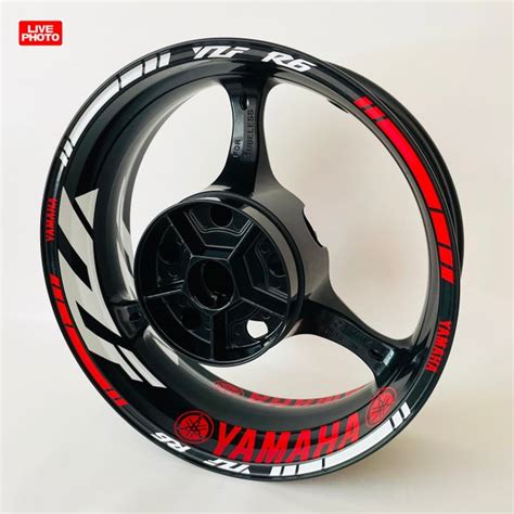 Yamaha R6 Rim Stickers Etsy