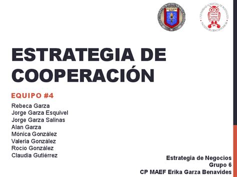 Ppt Estrategia De Cooperacion Karen Elizabeth Tijerina Gonzalez