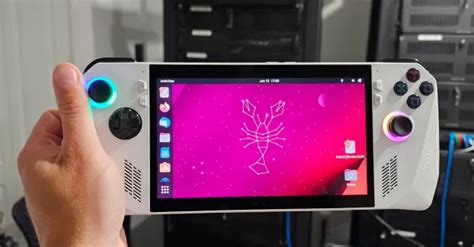 Running Linux On The Asus Rog Ally Gaming Handheld Phoronix