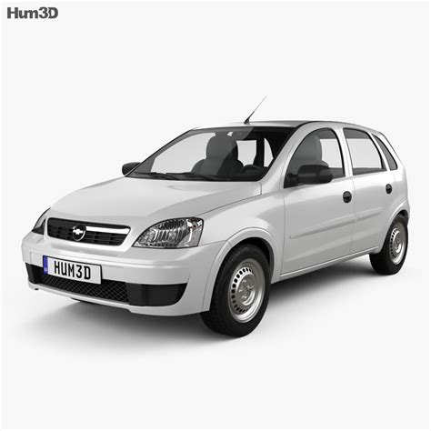 Chevrolet Corsa 5-door hatchback 2012 3D model - Vehicles on Hum3D