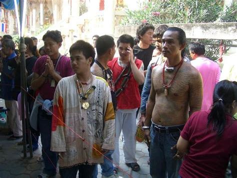 Wat Bang Phra Wai Kroo Tattoo Festival Sak Yant Thai Temple Tattoos