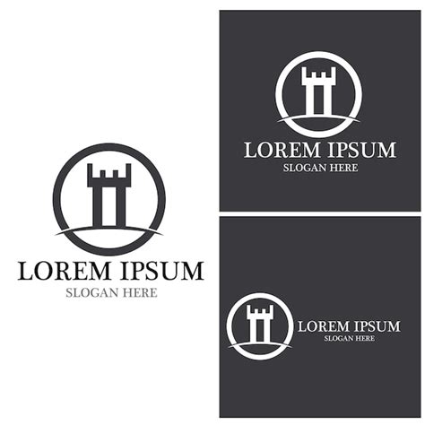 Premium Vector Fortress Icon And Symbol Vector Template