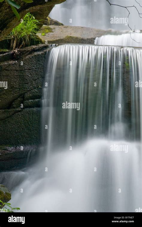 A beautiful and relaxing waterfall in the Blue Ridge Mountains of ...