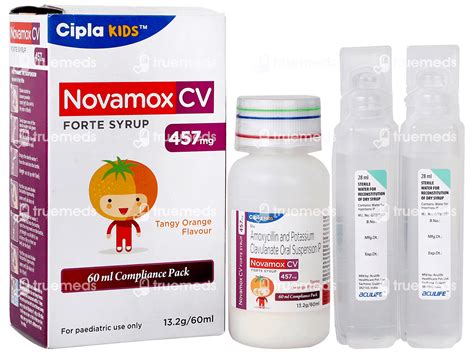 Novamox Cv Forte Mg Syrup Ml Uses Side Effects Price