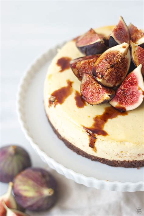 Cheesecake Mit Feigen Und Balsamico Sweets Lifestyle