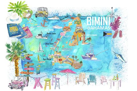 Bimini Tourist Map