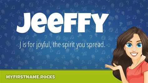 Jeeffy First Name Personality & Popularity