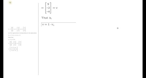 SOLVED Let 1 V2 And Uz Be Eigenvectors Of The Matrix A Which