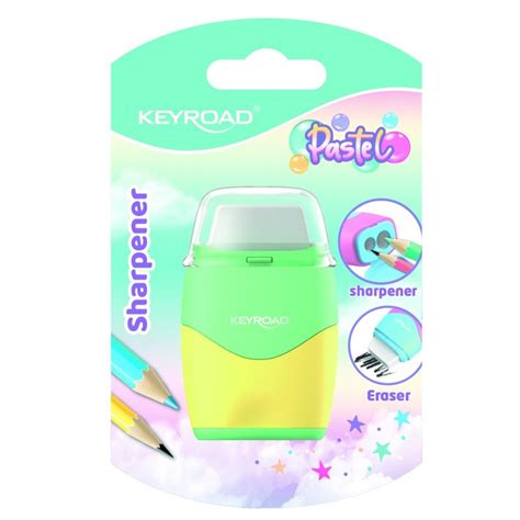 Keyroad Temper Wka Plastikowa Z Gumk Pastel Mix Wzor W Keyroad