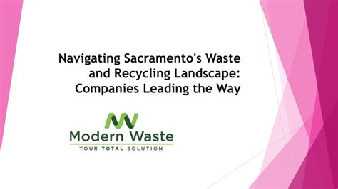 Ppt Navigating Sacramentos Waste And Recycling Landscape Powerpoint