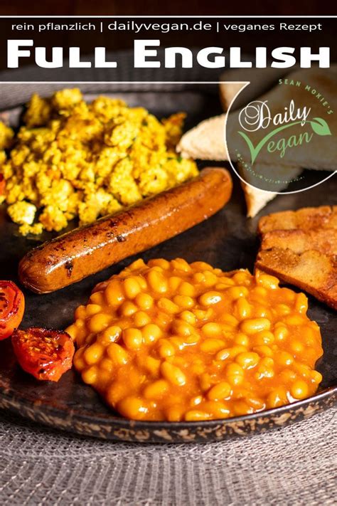 English Breakfast Full English Vegan Mit R Hrei Baked Beans Und