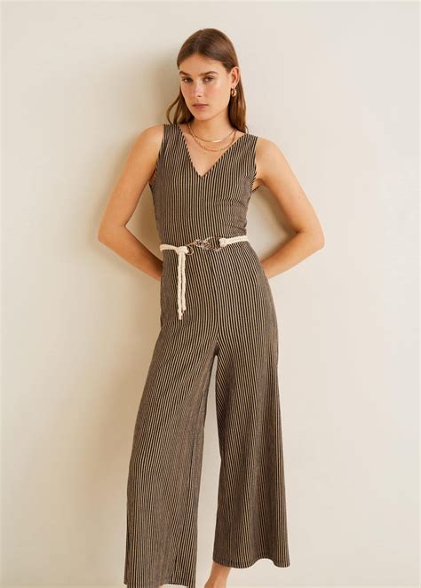 Long Printed Jumpsuit Women Mango Usa Jumpsuits For Women