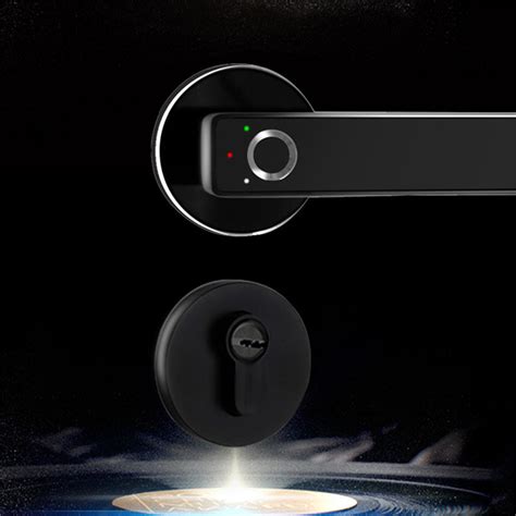 smart door home keyless lock intelligent fingerprint biometric electronic lock handle lock ...