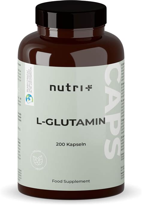 Nutri L Glutamine Gelule V G Talienne Hautement Dos E Mega