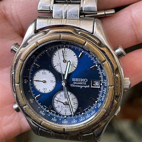 Vintage Men’s Seiko Chronograph Watch Gem