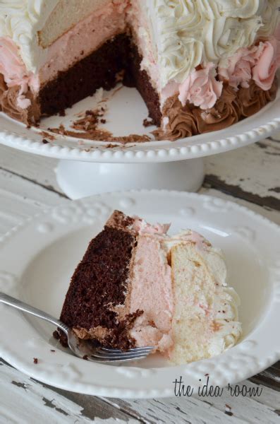 Neapolitan Rose Cake— Iambaker The Idea Room