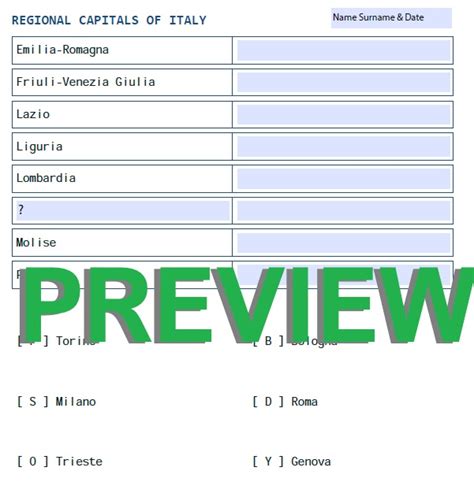 REGIONAL CAPITALS OF ITALY | Made By Teachers