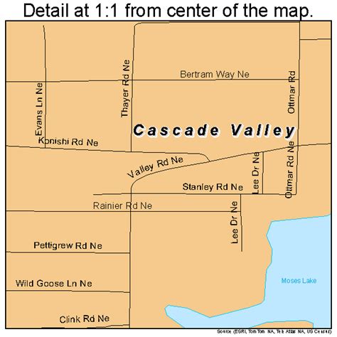 Cascade Valley Washington Street Map 5310455